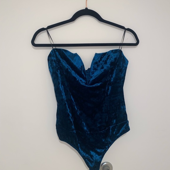 Fashionova suede strapless bodysuit - Picture 10 of 14